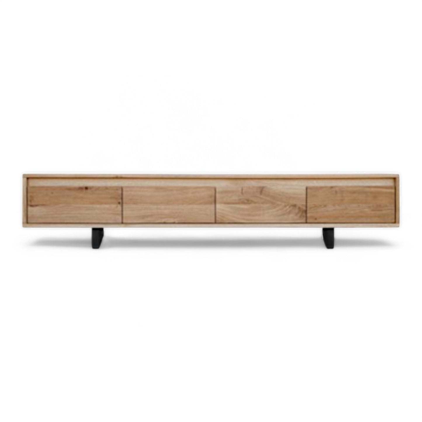 Tv Board Lowboard Unterschrank Eiche Massivholz mit Schubladen