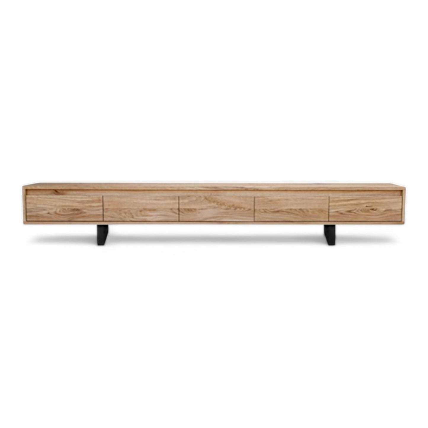 Tv Board Lowboard Unterschrank Eiche Massivholz mit Schubladen