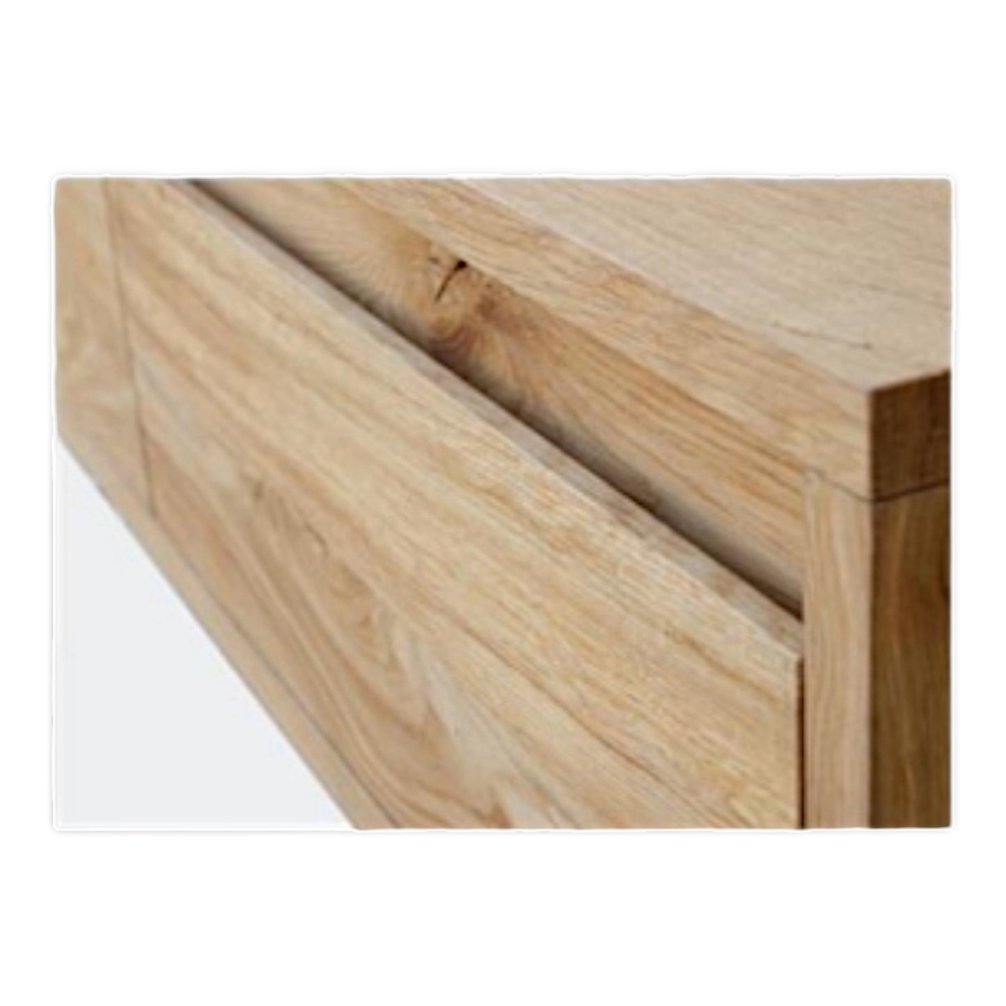 Tv Board Lowboard Unterschrank Eiche Massivholz mit Schubladen
