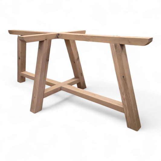 Tischgestell Mittelfuß Eiche Massivholz (Hojus) Holzgestell