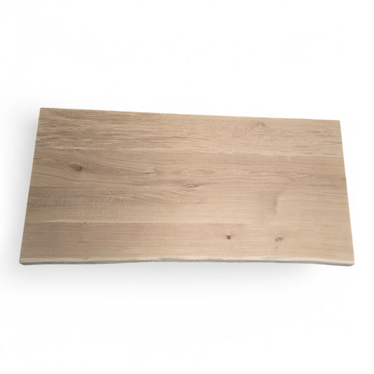 Waschtischplatte Eiche Massivholz Baumkante oder gerade Kante