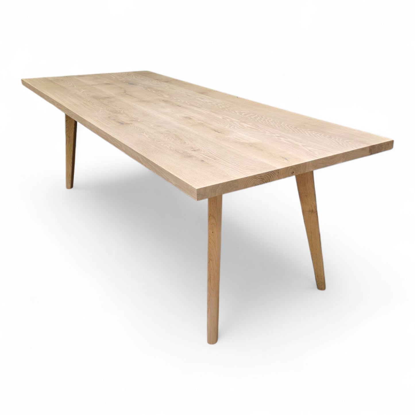 Esstisch (Fibo E) Eiche Massivholz mit Holzgestell 4 Tischbeine