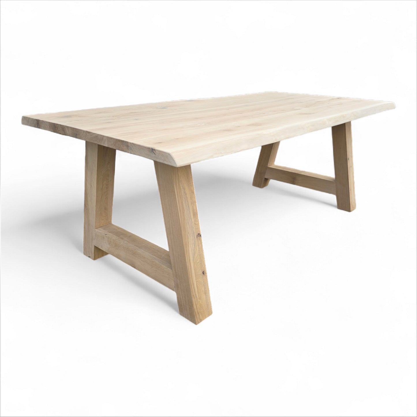 Esstisch (Hoga) Eiche Massivholz Holzgestell A-Form