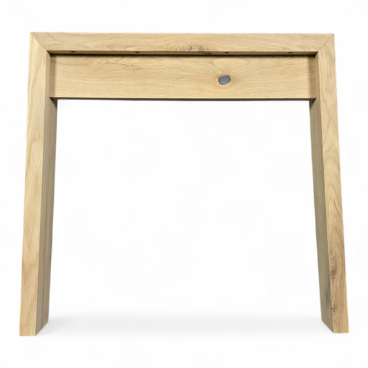 Tischgestell Eiche Massivholz Trapez Form 2er Set Holzgestell (Hosol)