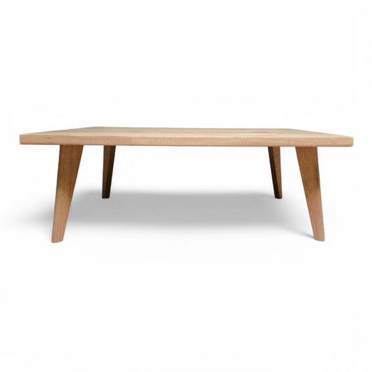 Couchtisch (Fibo E) Wohnzimmertisch Eiche Massivholz 4 Holz Tischbeine