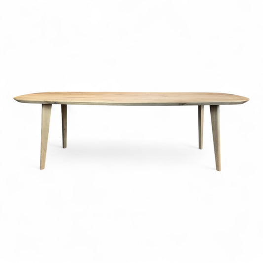 Massives Tischbein aus Eiche mit Filzgleiter, passend zum Danish Oval Esstisch