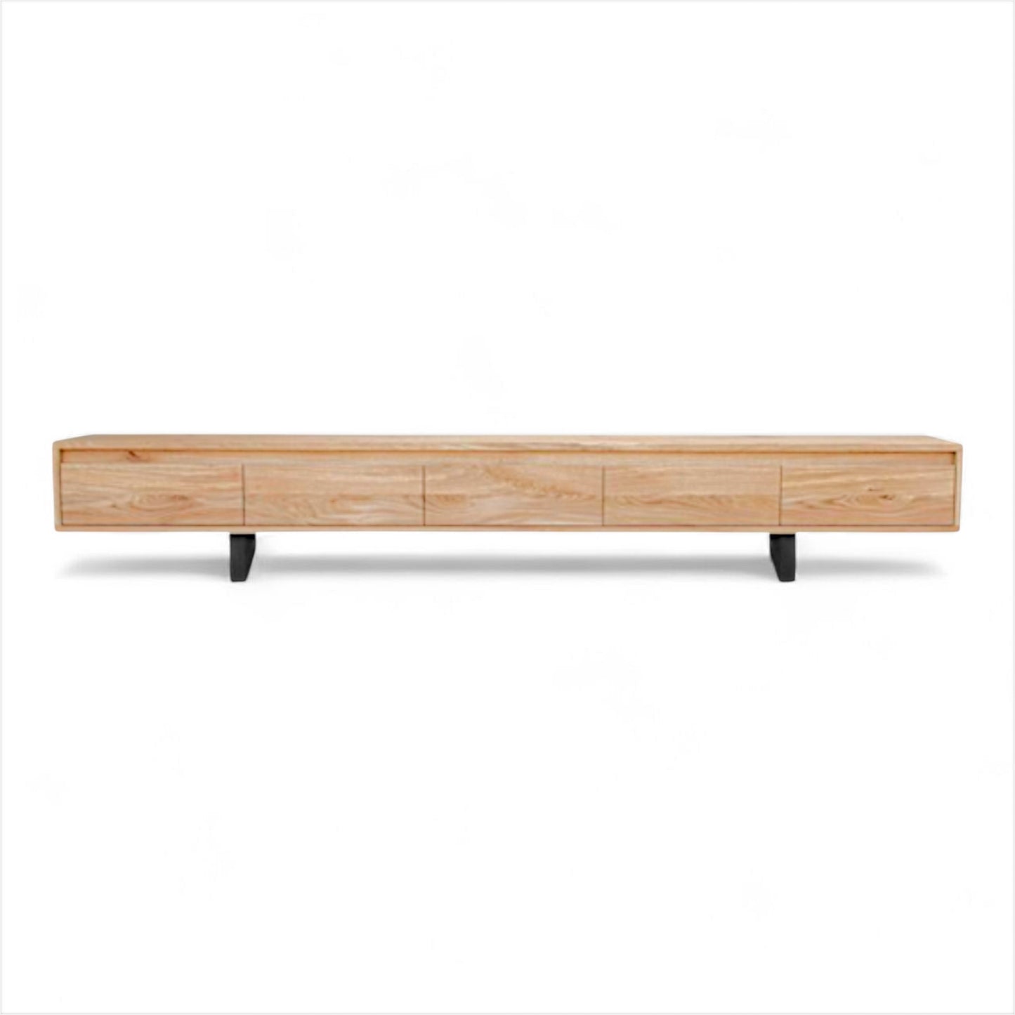 Tv Board Lowboard Unterschrank Eiche Massivholz mit Schubladen