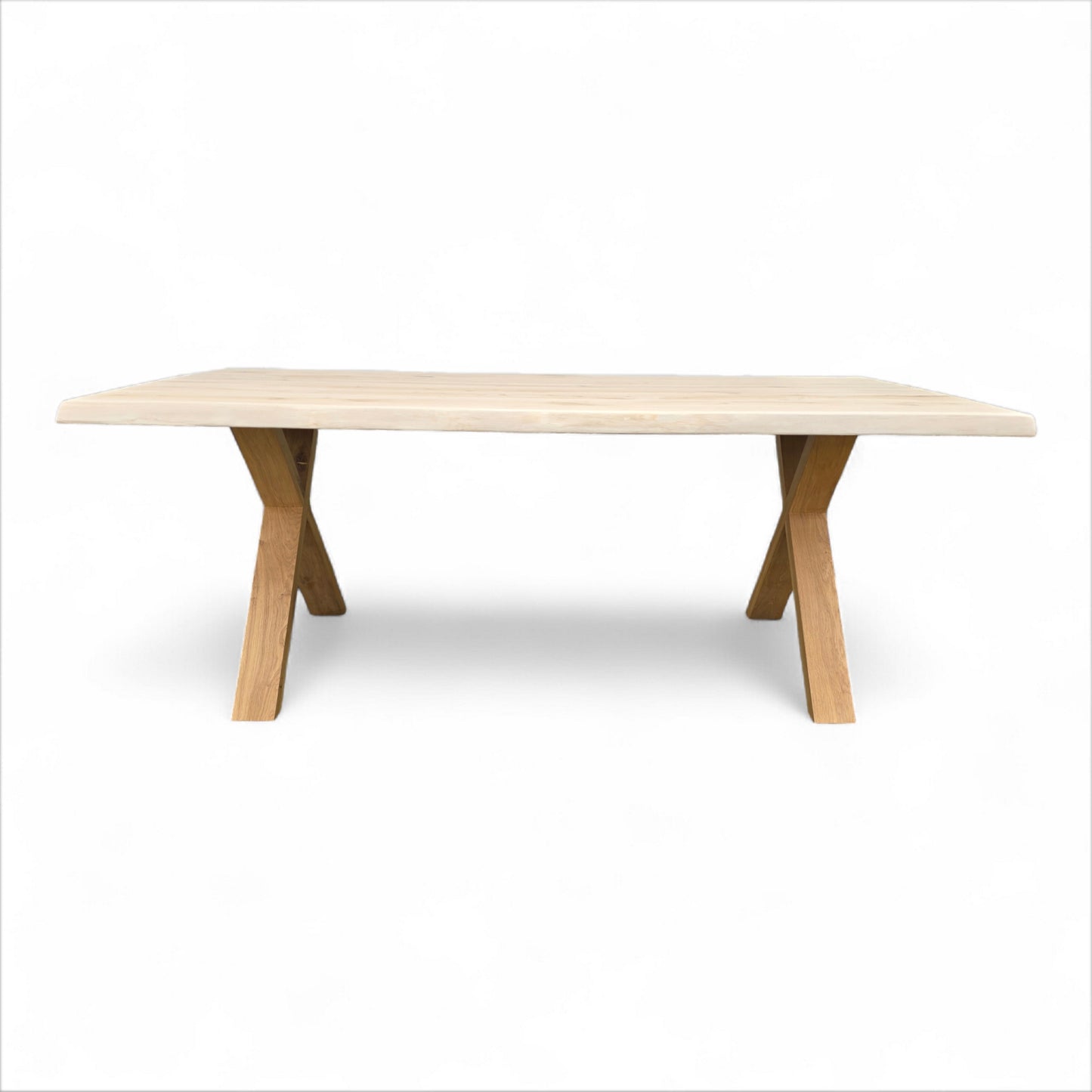 Esstisch (Hox S) Eiche Massivholztisch Holzgestell X-Form