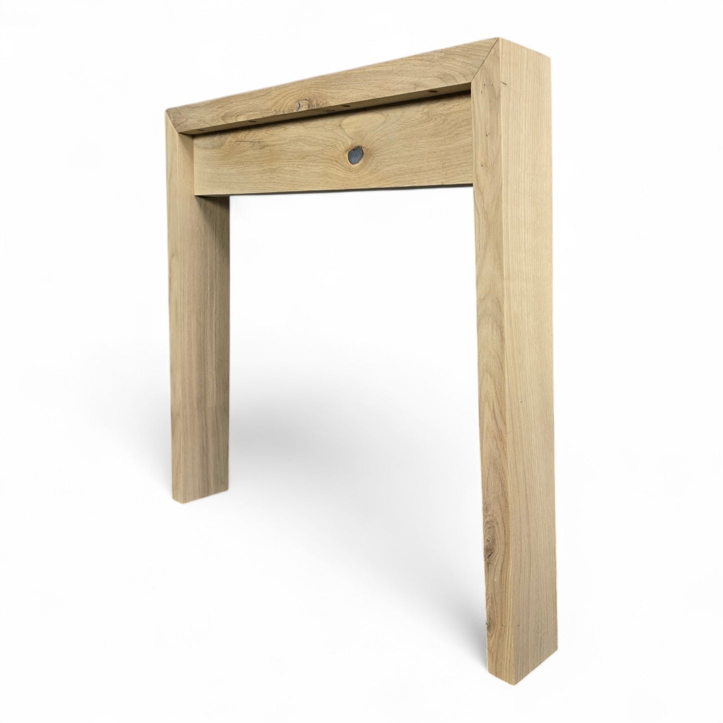 Tischgestell Eiche Massivholz Trapez Form 2er Set Holzgestell (Hosol)