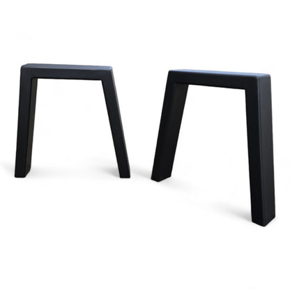 Sitzbankgestell Trapez Form 2er Set (Solana)