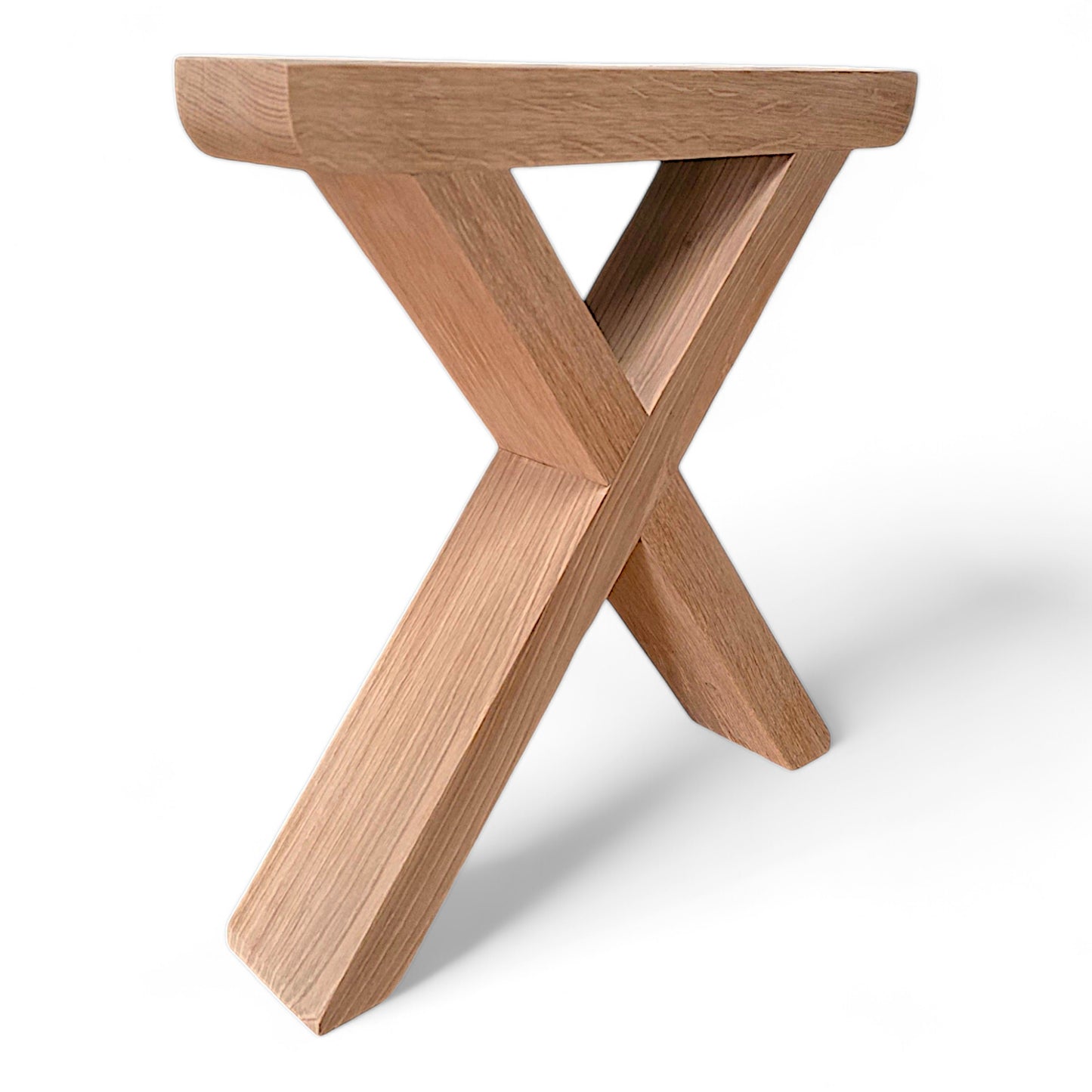 Sitzbankgestell Hox S Eiche Massivholz A Form (2er Set)