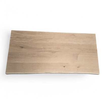 Waschtischplatte Eiche Massivholz Baumkante oder gerade Kante