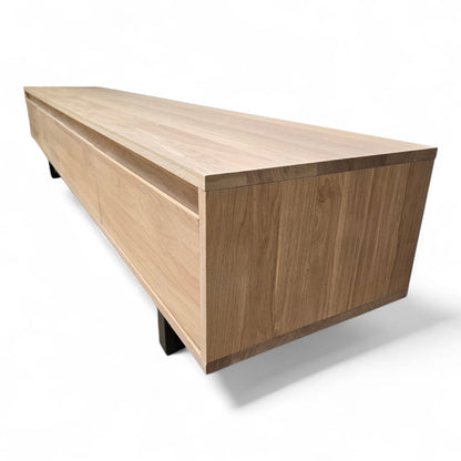 Tv Board Lowboard Unterschrank Eiche Massivholz mit Schubladen