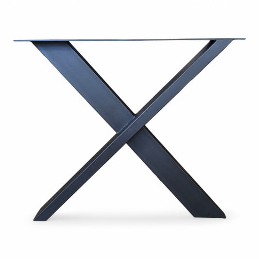 Tischbeine (Xenia) X Form 2er Set Schwarz