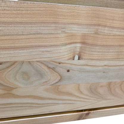 Tv Board Unterschrank 250 cm Kirschbaumholz mit 4 Schubladen