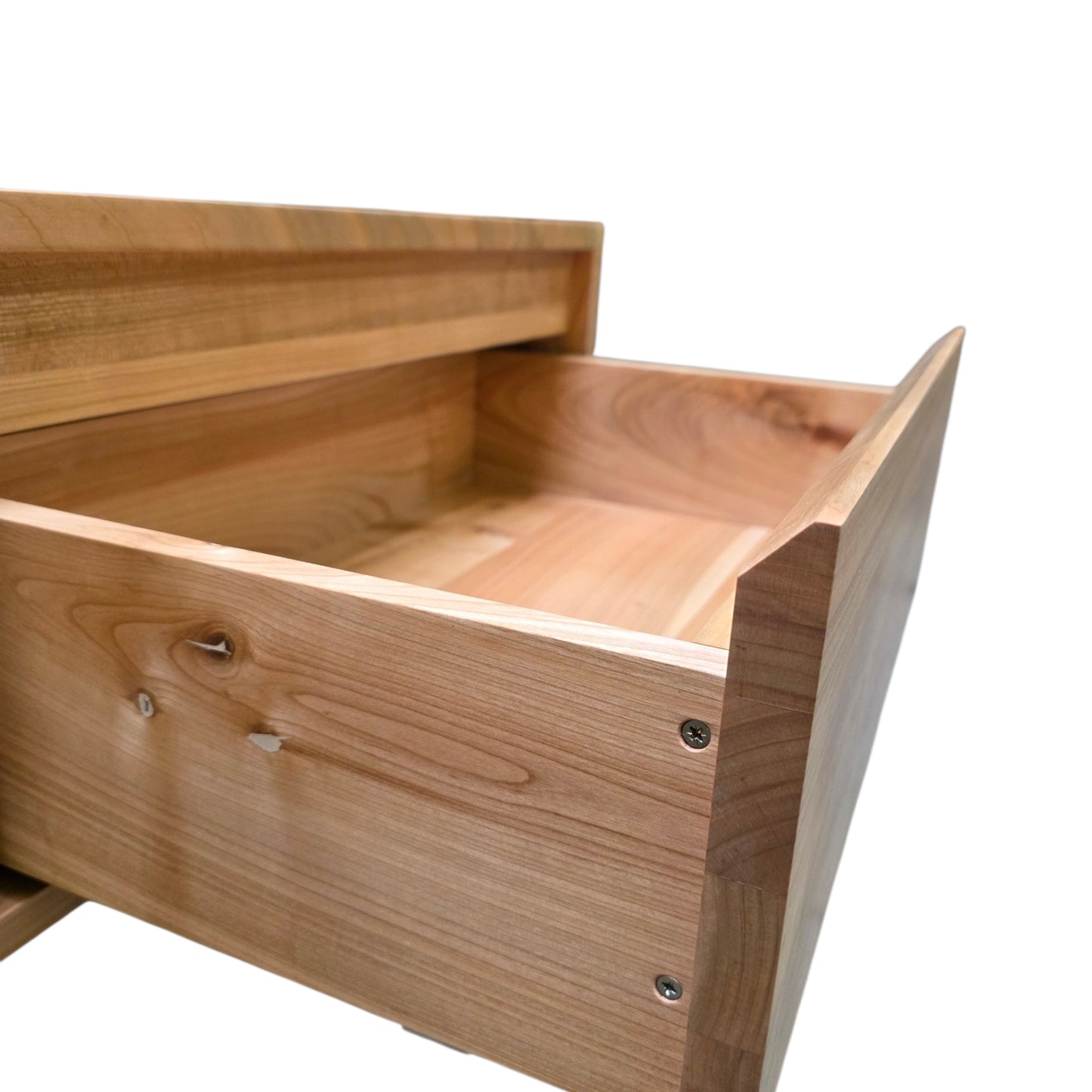 Tv Board Unterschrank 250 cm Kirschbaumholz mit 4 Schubladen