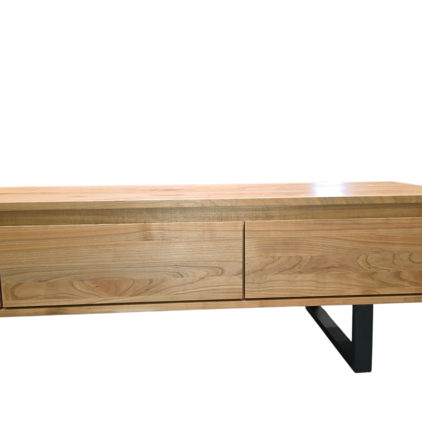Tv Board Unterschrank 250 cm Kirschbaumholz mit 4 Schubladen