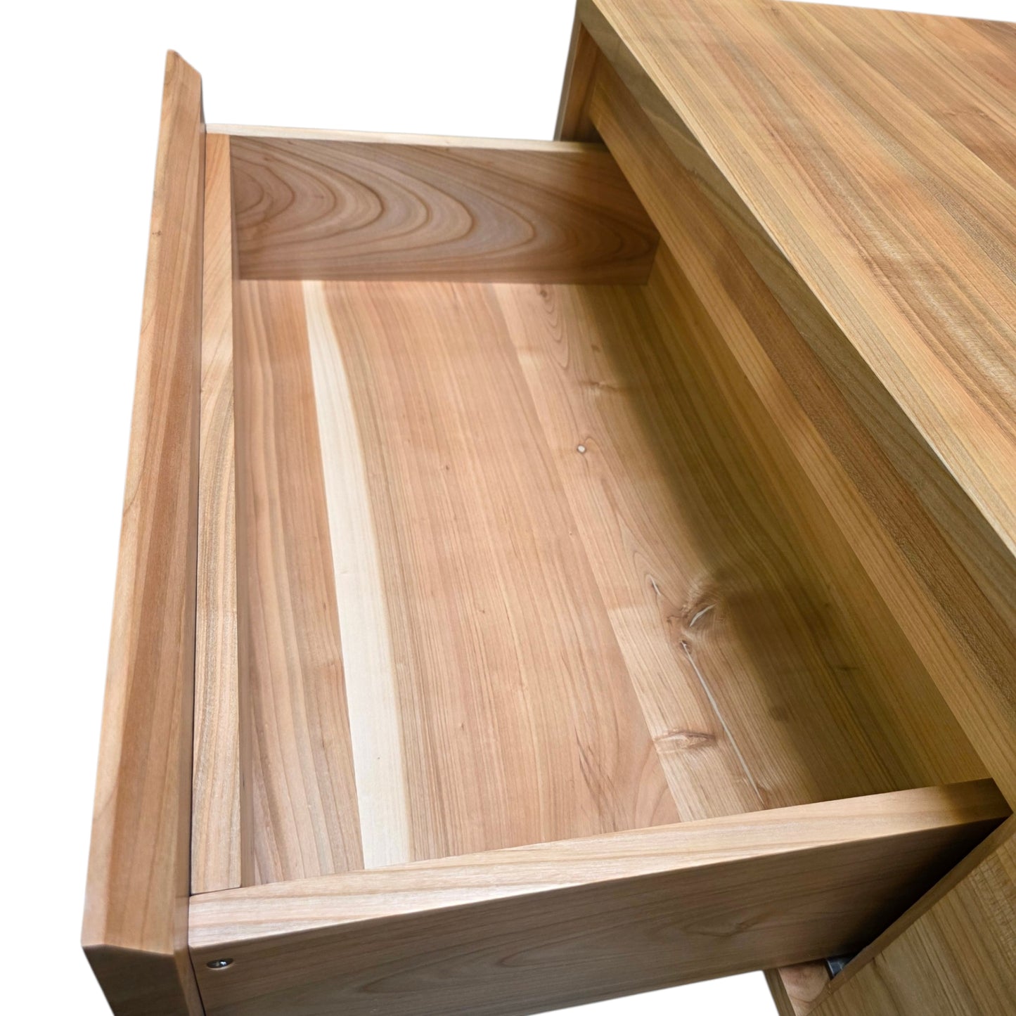 Tv Board Unterschrank 250 cm Kirschbaumholz mit 4 Schubladen