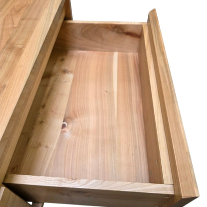 Tv Board Unterschrank 250 cm Kirschbaumholz mit 4 Schubladen