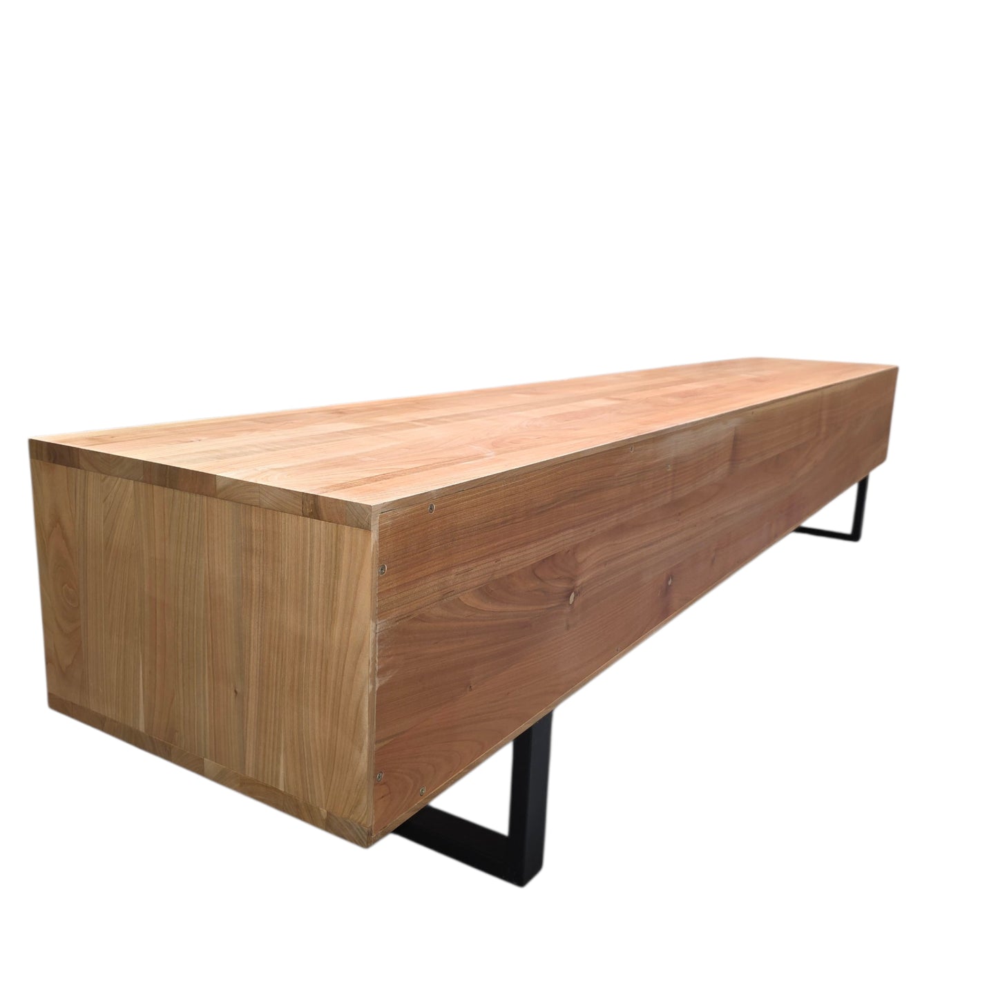 Tv Board Unterschrank 250 cm Kirschbaumholz mit 4 Schubladen